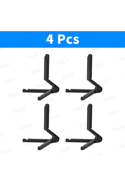 Choice12 حامل أجهزة لوحية أسود - 4 قطع، مناسب للأجهزة اللوحية من 4.7 إلى 12.9...