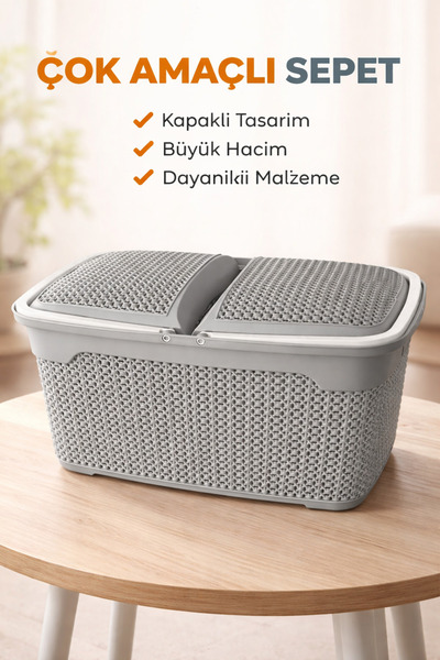 İ&A HOME Çok Amaçlı Piknik Sepeti