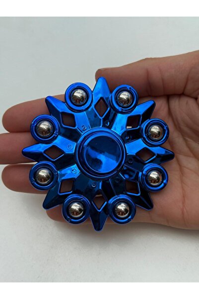 CUFFCUFFTOYS metal stres çarkı metal renklerde uzun dönen 9x9 cm MODEL: KAR T...