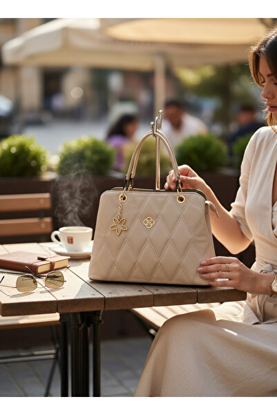 pololiza Mother / Women's Quilted Patterned Hand and Shoulder Bag - 3 Compart...