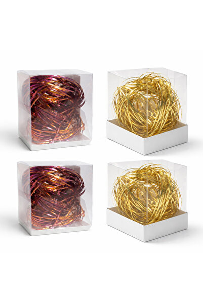 KALİ DEKOR 4'lü Paket Pembe - Gold Bartın Tel Kırma Teli