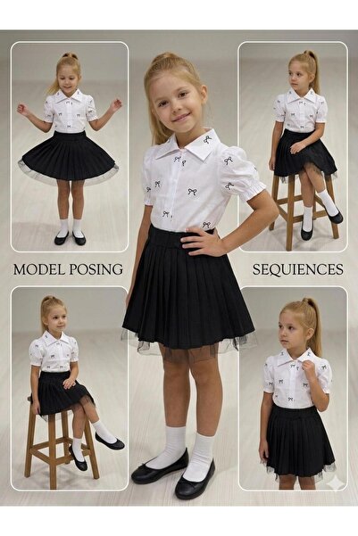 YARENKİDS ΚΟΡΙΤΣΙΑ ΝΕΑ ΣΕΖΟΝ ΦΙΟΓΚ ΛΕΠΤΟΜΕΡΗ ΠΟΥΚΑΜΙΣΟ ΠΛΙΣΕ ΦΟΥΣΤΑ ΚΑΤΩ ΚΟΡΥ...