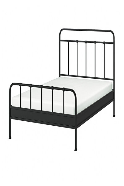 IKEA Antrasit Şık Karyola 140x200 cm