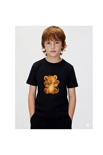 playwear Παιδικό unisex μπλουζάκι με στάμπα ξαπλωμένου αρκούδου, 100% βαμβάκι...