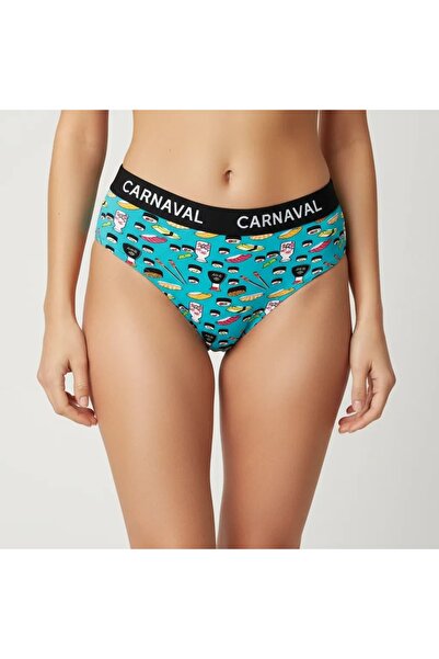 CANMODA Sushi Patterned Colorful Premium Women's Brazilian Panties 95% Cotton...