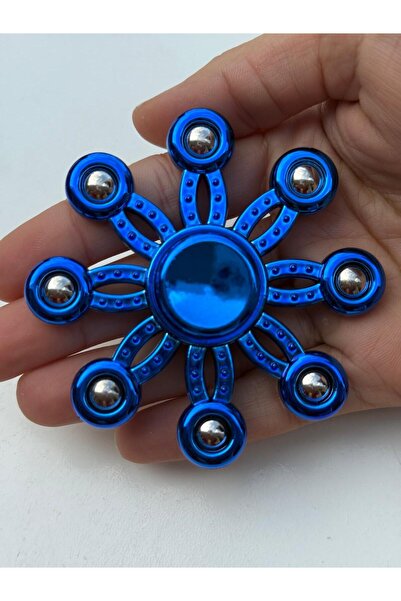 CUFFCUFFTOYS metal stres çarkı metalik renklerde uzun dönen 9x9 cm MODEL: DEL...