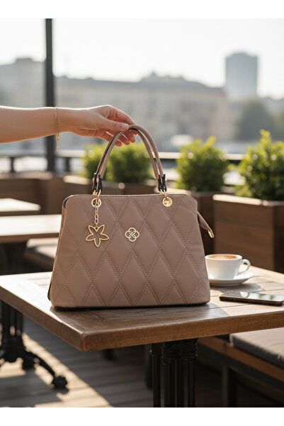 pololiza Mother / Women's Quilted Patterned Hand and Shoulder Bag - 3 Compart...