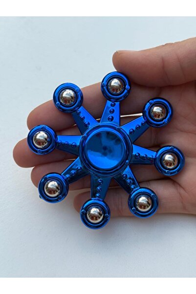 CUFFCUFFTOYS metal stres çarkı metal renklerde uzun dönen 9x9 cm MODEL: DÖNME...