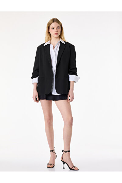 Koton Μίνι φούστα παρεό με ψηλόμεσο βολάν και λεπτομέρεια με κορδόνια