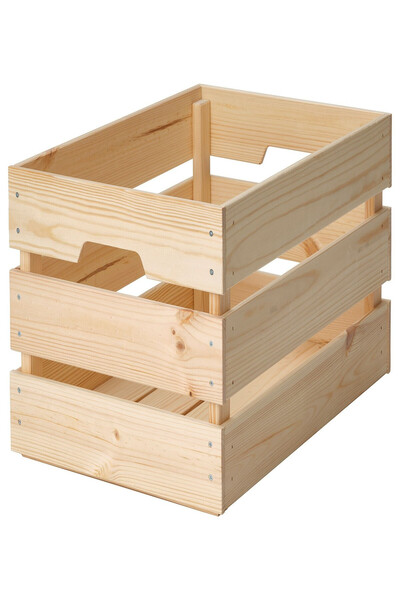 IKEA منظم خزانة ملابس عملي من خشب الصنوبر 46x31x25 سم
