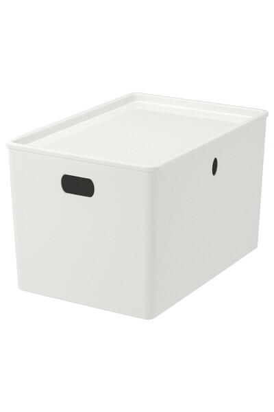 IKEA منظم خزانة ملابس أبيض متعدد الأغراض 37x54x21 سم