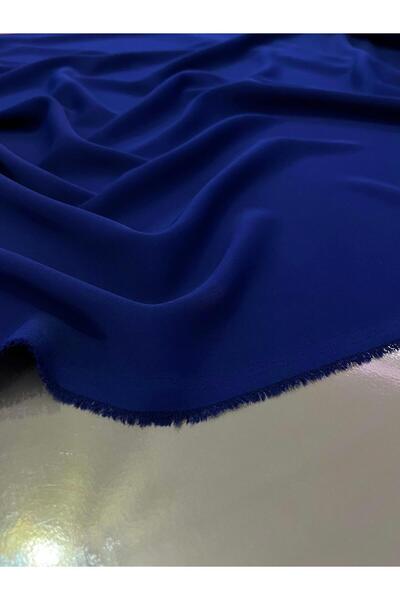 Kumaş sever Parlament Blue Draped Adriana Crepe Fabric Double Length Evening ...