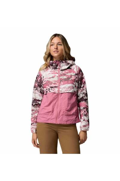 Columbia Γυναικείο αντιανεμικό με στάμπα Spire Valley