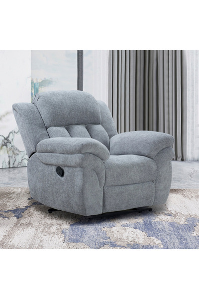 Home Box Stanford NXT 1 Seater Fabric Recliner - Grey