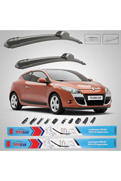 TEAMCAR Renault Megane III Coupe (2009-2012) Σετ Εμπρόσθιων Υαλοκαθαριστήρων