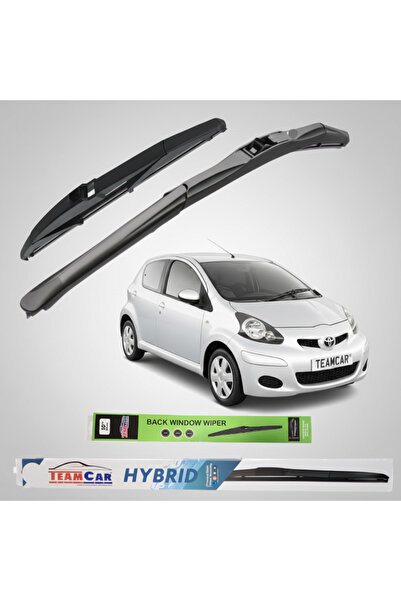 TEAMCAR Υβριδικοί Υαλοκαθαριστήρες Toyota Aygo Facelift 5 Πόρτες (2009-2012) ...