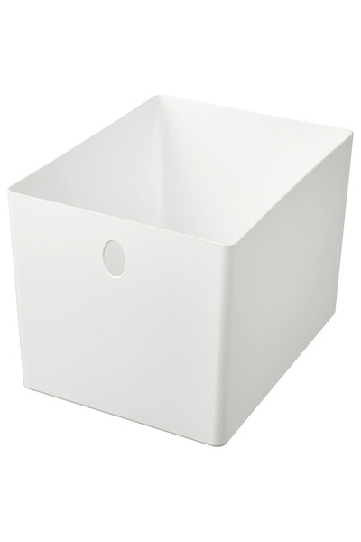 IKEA منظم خزانة ملابس أبيض متين مقاس 26x35x15 سم