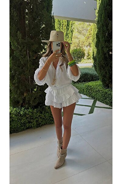 Estilo Fashion Women's Muslin Jumpsuit Salopet