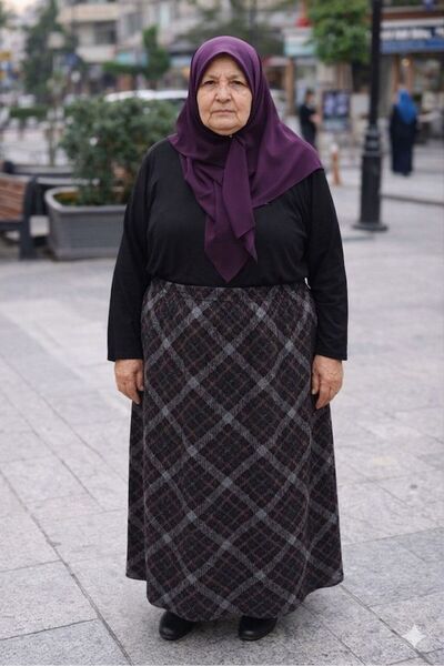 Büyük Beden Oskar Kumaş Etek(ilkbahar yaz sezonu)