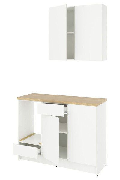 IKEA Beyaz Dayanıklı Mutfak Dolabı 180x61x220 cm