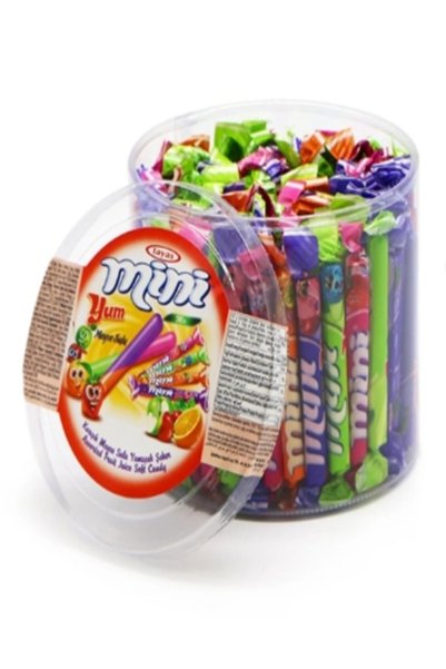 Emrah Gültekin 40 Pieces of Mini Candy Fruity Soft Candy Mixed Mini Yum Economic Package
