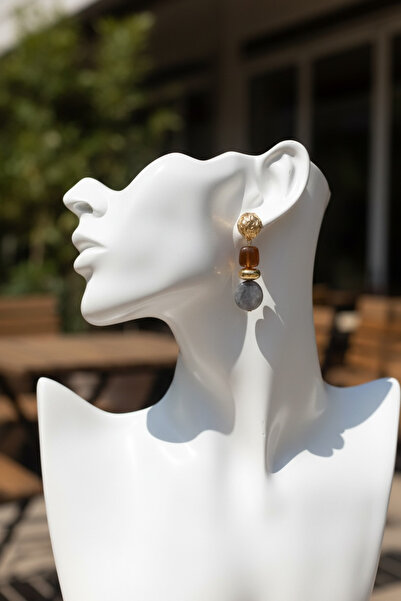LYRA Bags & Accessories Lyra Women's Earrings Amber Stone Dangle Earrings Sty...