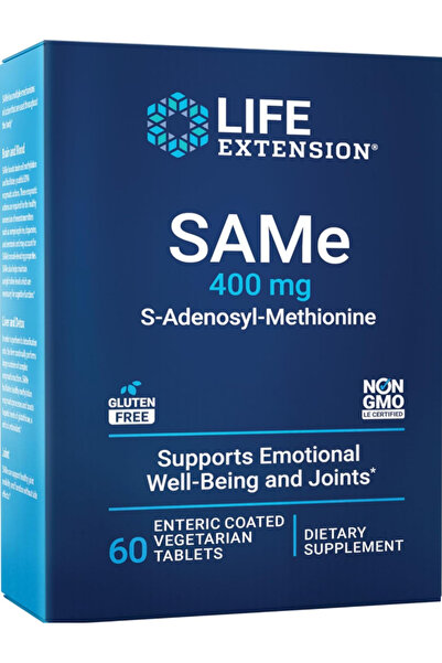 Life Extension Same, S-Adenosyl-Methionine 400 mg, Best-Selling Mood Health L...