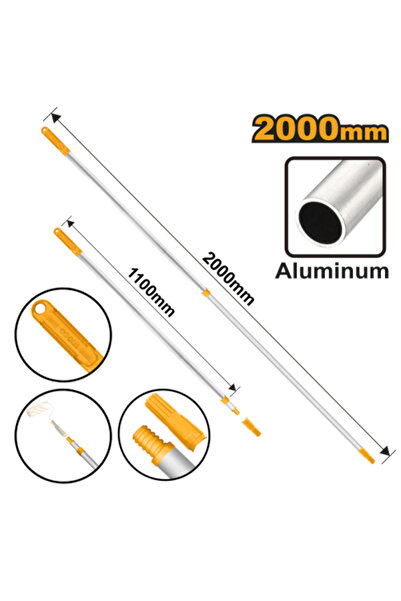 Ingco قضيب تلسكوبي 200 سم - ألومنيوم