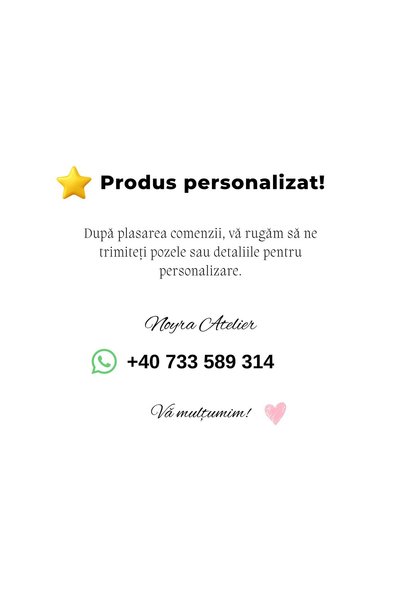 noyra atelier Invitatie nunta cu plic - set 10 invitatii