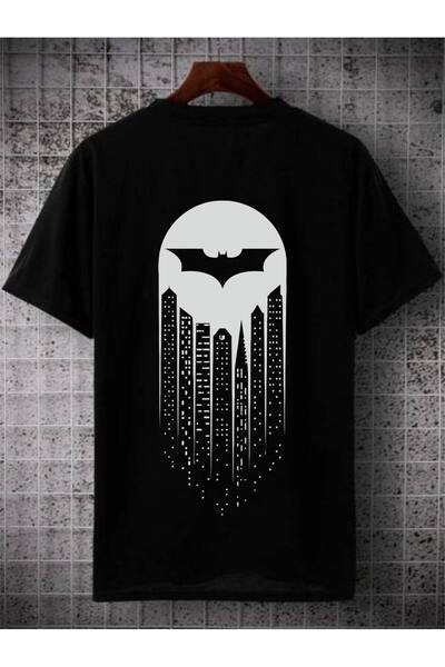 CLASSY.MODA Μαύρο Unisex Oversize T-shirt με στάμπα, Ανδρικό Γυναικείο, Άνετη...