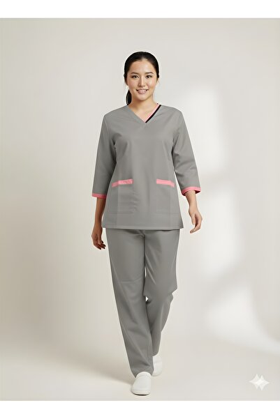 Generic Housemaid Uniform, Maid & Nanny Dress set GREY