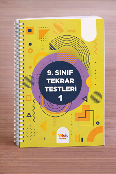 Yetsis Yayınları 9. Sınıf Tekrar Testleri - 1 - 2026 Güncel A4 Büyükboy Renkl...