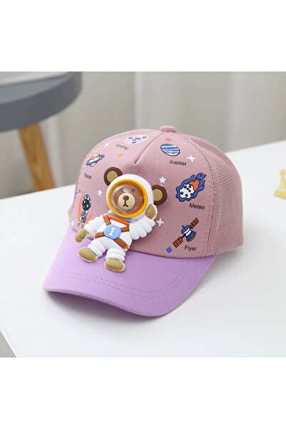 synshop Lilac Pink Astronaut Teddy Bear Uv Protection Cotton Breathable Girls...