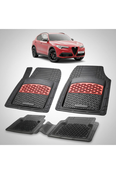 TEAMCAR Alfa Romeo Stelvio SUV Προ-αναδιαμορφωτική έκδοση Συμβατά πατάκια δαπ...