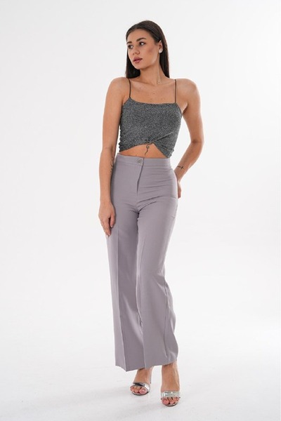 ZAVIXO Women's Flowered Fabric Pants Jn0016