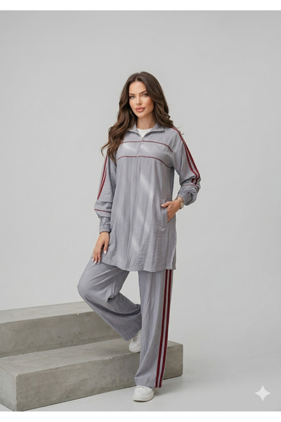 Ryzi Moda Women's Sports Tracksuit Set Double