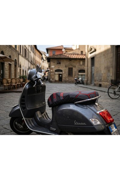 MOTO GZ Motorcycle Saddle Cover with Water-Repellent Design, Compatible with 50Cc-150Cc