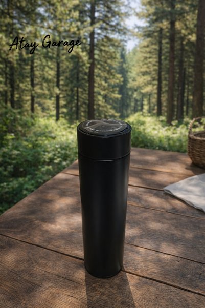 Atay Garage Smart Led Indicator Thermos 500ml – Smart Cup with Temperature Display