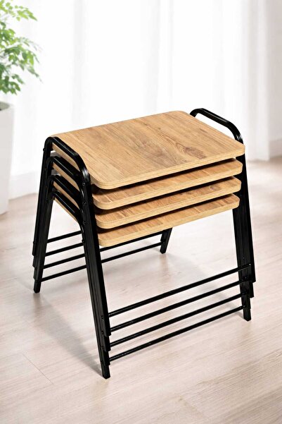 Abish 4'Lü Sandık Zigon Sehpa