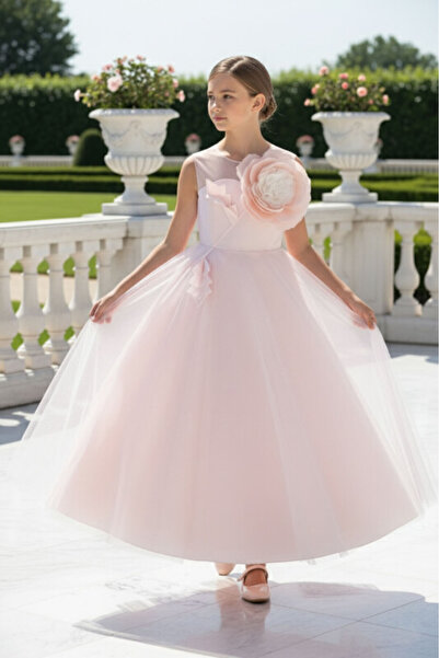 Pamina Powder Girls Flower Tulle Gown 8-14 AGE 36067PR