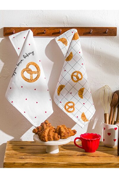 LC Waikiki LCW HOME Karışık Baskılı Kurulama Bezi 2'li 40x50 Cm
