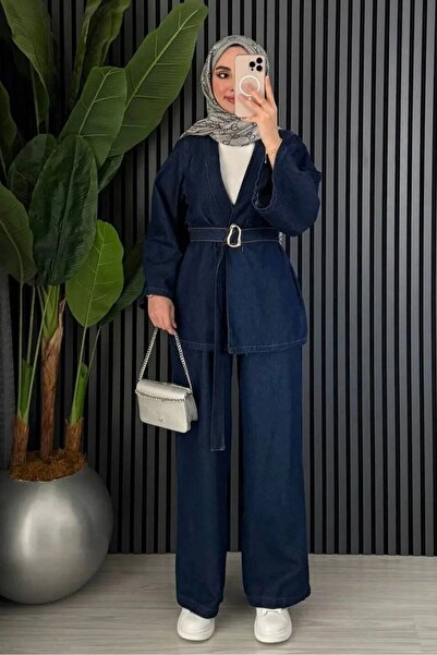 Helen Goods Νέα Σεζόν Γυναικεία Ζώνη με Λεπτομέρειες και Σετ Τζιν