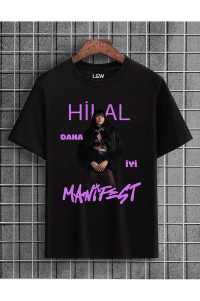 lovver Μπλουζάκι με στάμπα Manifest Crescent Better Concert Concept, Ειδικού ...