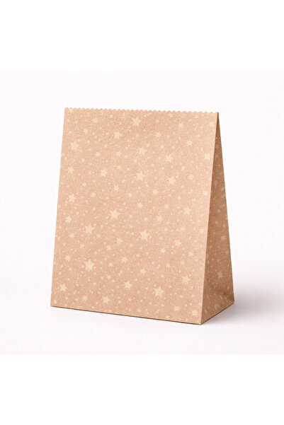 Enerji ambalaj GOLD YILDIZLI KRAFT KESE KAĞIDI 1 ADET