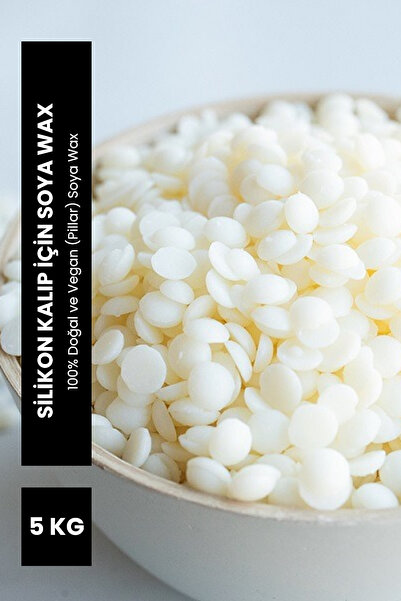 Cageartstudio Silikon Kalıplara Özel 100% Doğal Soya Wax,Boncuk Şeklinde Orga...