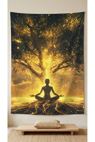 Vagonik Meditation Yoga Wall Covering Quality Fabric
