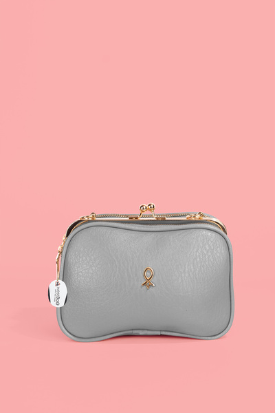 westbag Γυναικεία δερμάτινη τσάντα χιαστί με 4 θήκες και πολλαπλά διαμερίσματ...