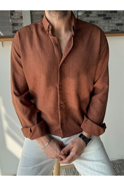 Beylerce Sofya Linen Regular Fit Shirt