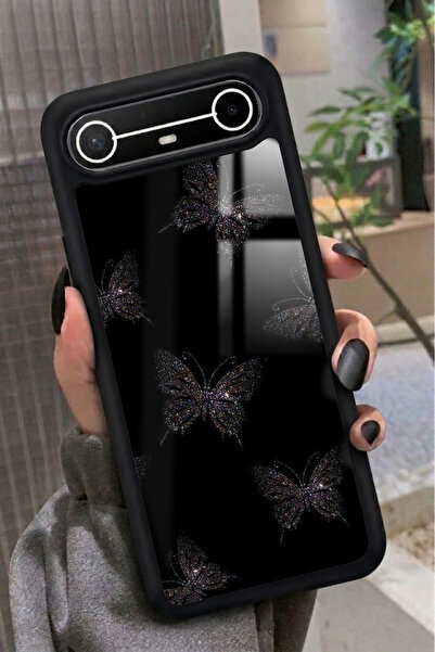 TECNO Spark Slim 5G Uyumlu Kelebek Tasarımlı Glossy Premium Kılıf