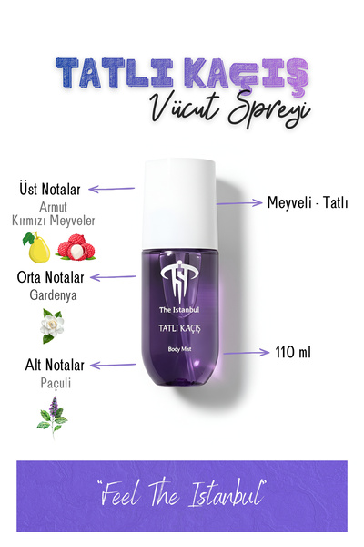 The Istanbul Tatlı Kaçış Vücut Spreyi 110 ml